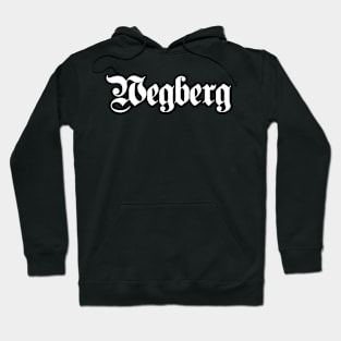 Wegberg written with gothic font Hoodie